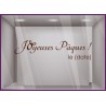 Sticker texte Joyeuses Pâques