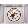 Sticker tampon Pâques Cloche Fête chocolatier boulangerie Joyeuses Chocolat  