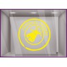 Sticker tampon Pâques Cloche Fête chocolatier boulangerie Joyeuses Chocolat  