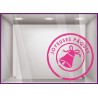 Sticker tampon Pâques Cloche Fête chocolatier boulangerie Joyeuses Chocolat  