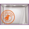 Sticker tampon Pâques Cloche Fête chocolatier boulangerie Joyeuses Chocolat  