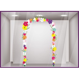 Kit de Stickers Arche de Fleurs