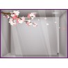 Sticker Branche de cerisier vitrophanie printemps fleuriste mode décoration fleur boulangerie