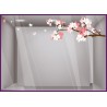 Sticker Branche de cerisier vitrophanie printemps fleuriste mode décoration fleur boulangerie
