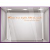 Sticker Maman la plus Belle fete des meres mamans calicot vitrophanie lettrage adhésif mode beaute parfumerie bijouterie