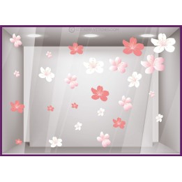 Stickers Fleurs Multicolores