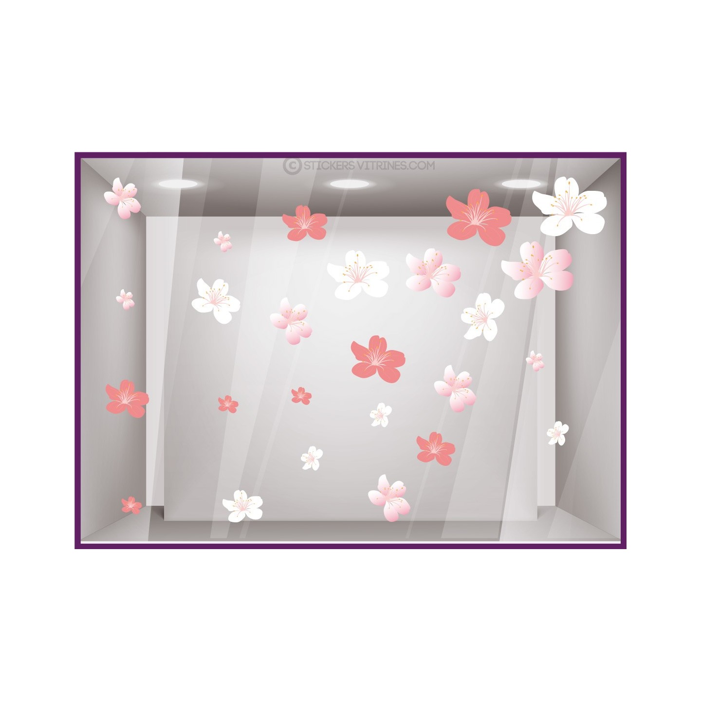 Stickers Fleurs Multicolores