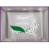 Sticker-Muguet-Porte-bonheur-Fleurs-Commerce-Boutique-Vitrine-1er mai-autocollant