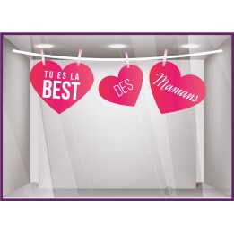 Kit de Stickers Guirlande la Best des Mamans