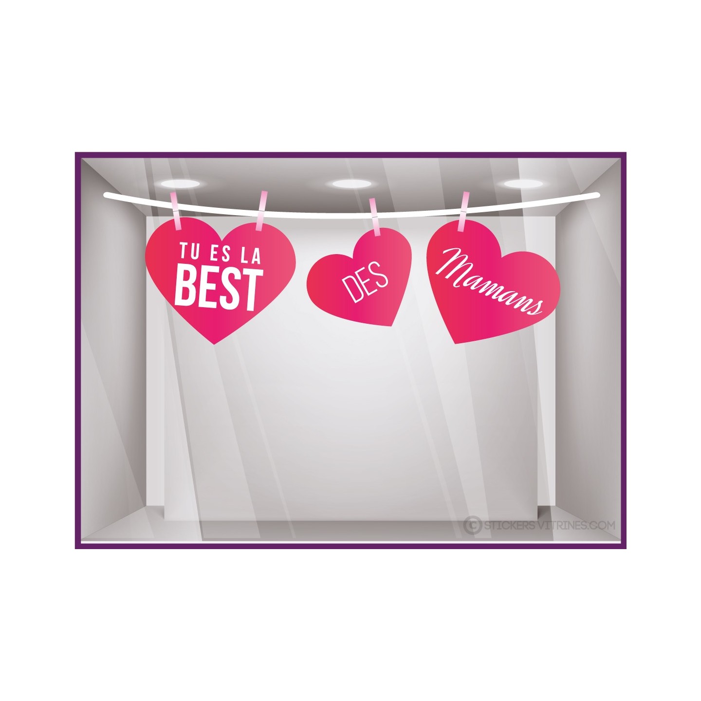 Kit de Stickers Guirlande la Best des Mamans