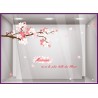 Adhésif pour devanture Kit de Stickers Maman tu es la plus belle des fleurs