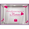 Autocollant pour vitre  Sticker on n’en fait jamais trop pour sa Maman