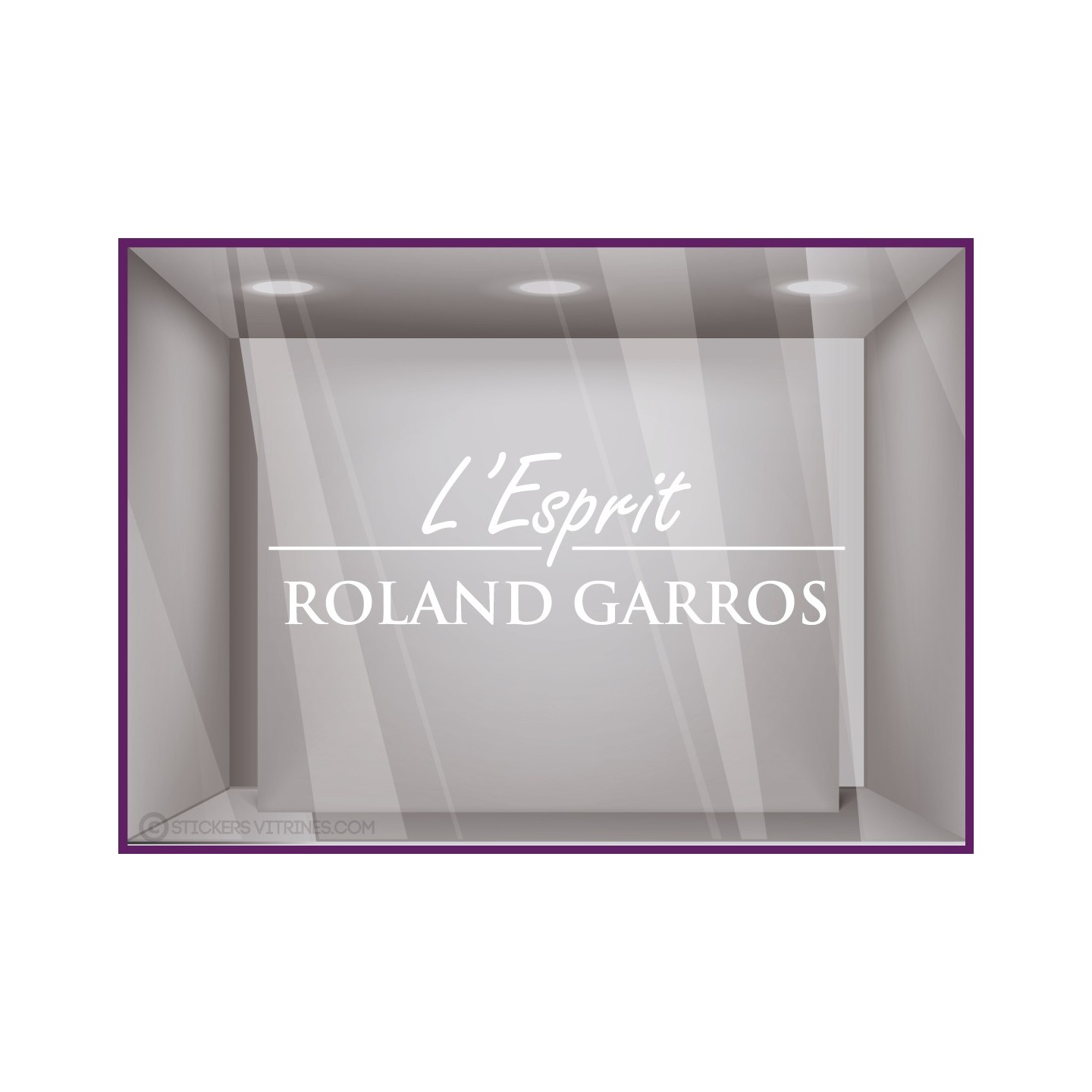 SV533 Stickers L’Esprit Roland Garros