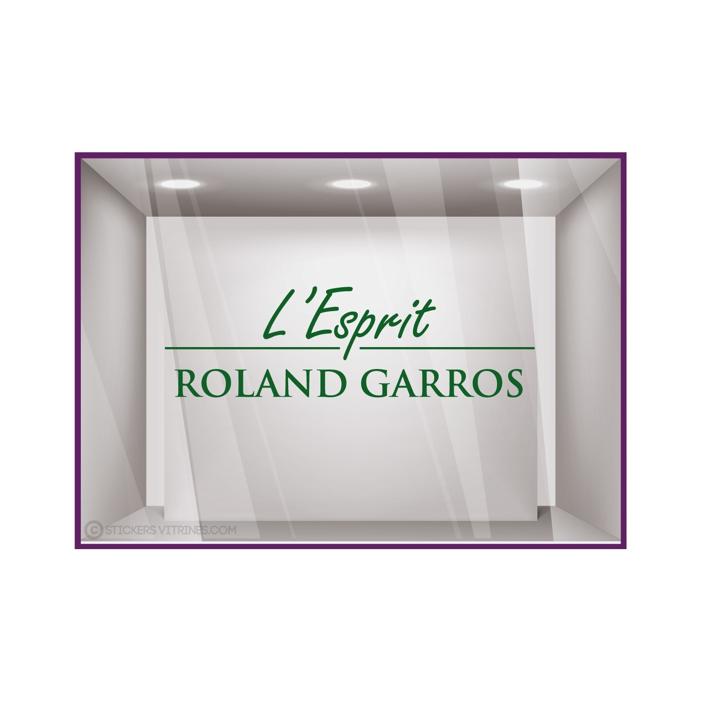 SV533 Stickers L’Esprit Roland Garros