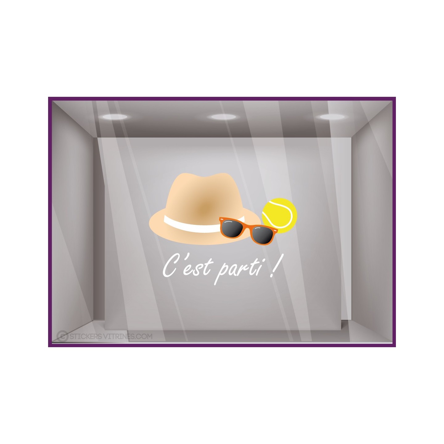 Sticker Tennis C’est parti