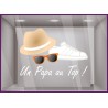 Sticker un papa au top
