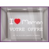 Vitrophanie Sticker Promo fête des mères à personnaliser fleuriste mode parfumerie bijouterie promotion