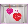 Autocollant pour devanture Kit de Stickers Promo fête des mères institut beaute mode parfumerie bijouterie lettrage calicot