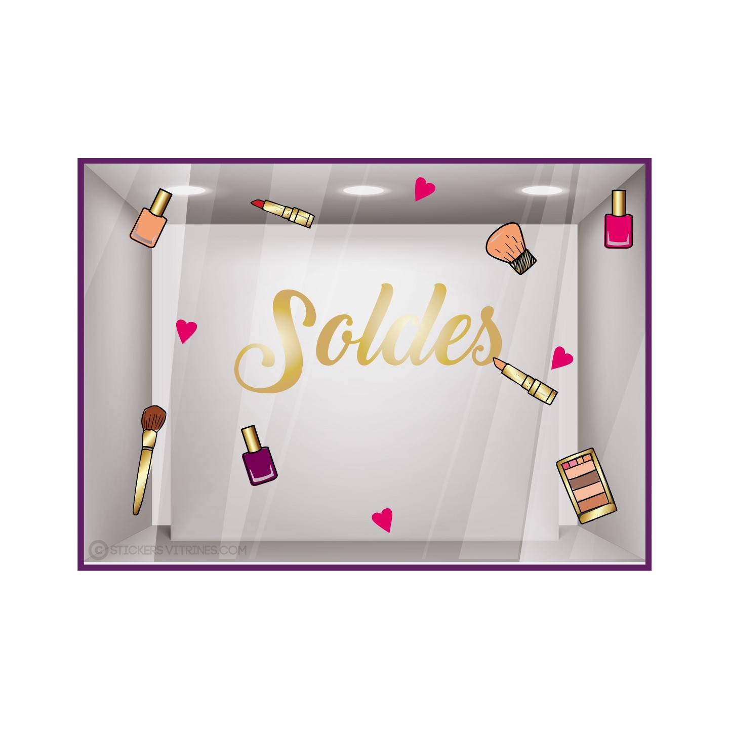 Kit de Stickers Soldes Beauté