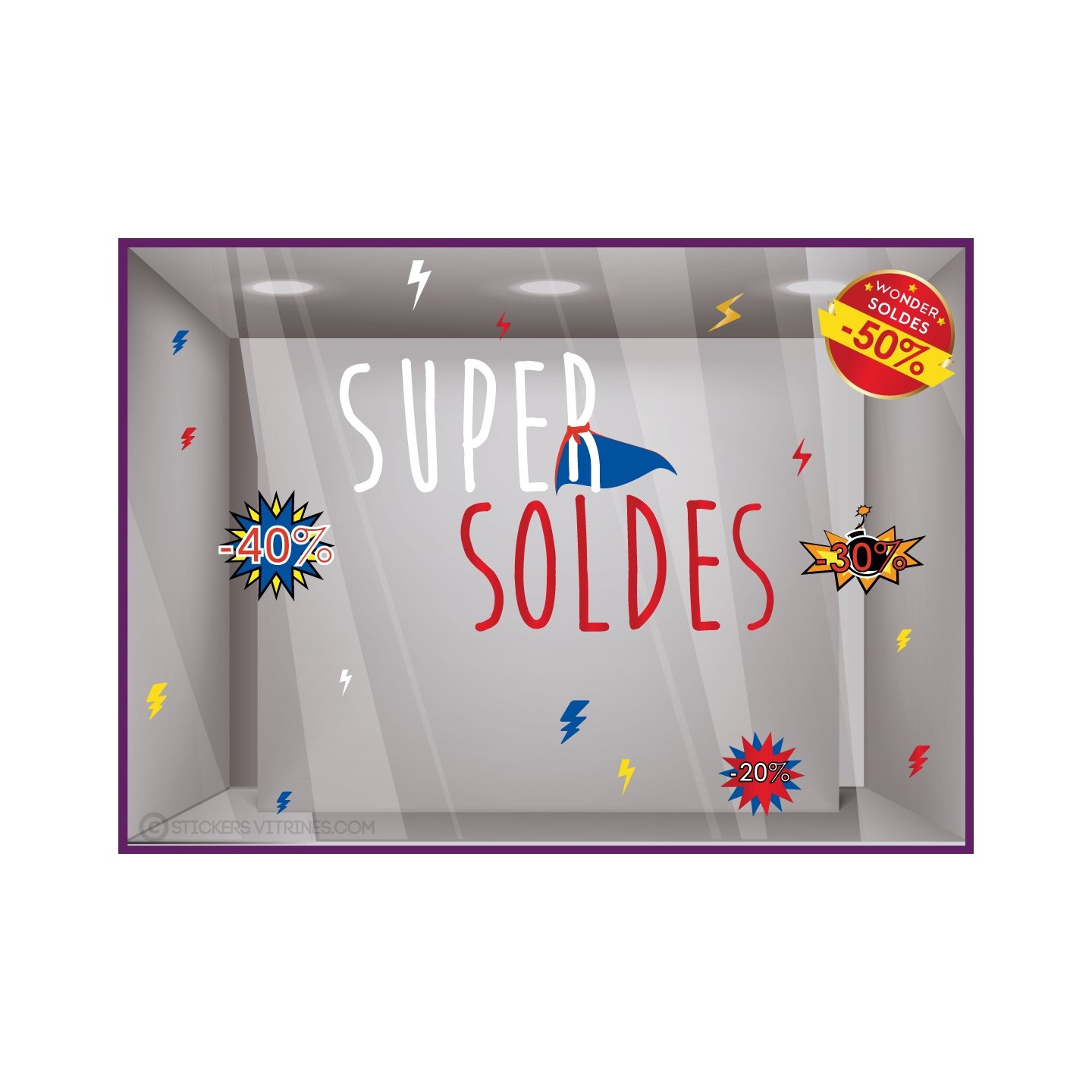 Kit de Stickers Super Soldes
