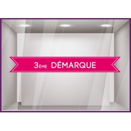 Sticker bandeau 3ème démarque