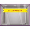 Sticker bandeau 3ème démarque