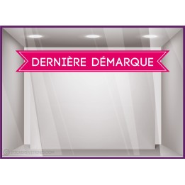 Sticker bandeau dernière démarque