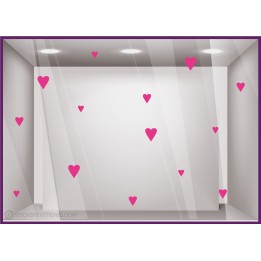 Stickers 14 Petits Coeurs