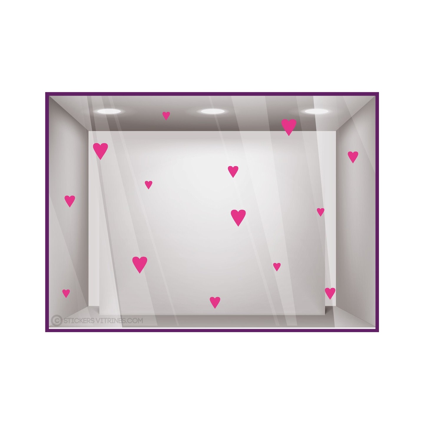 Stickers 14 Petits Coeurs
