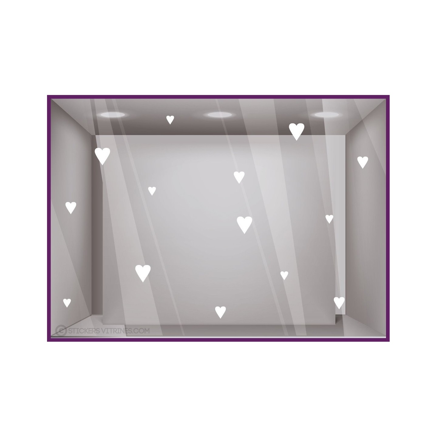 Stickers 14 Petits Coeurs