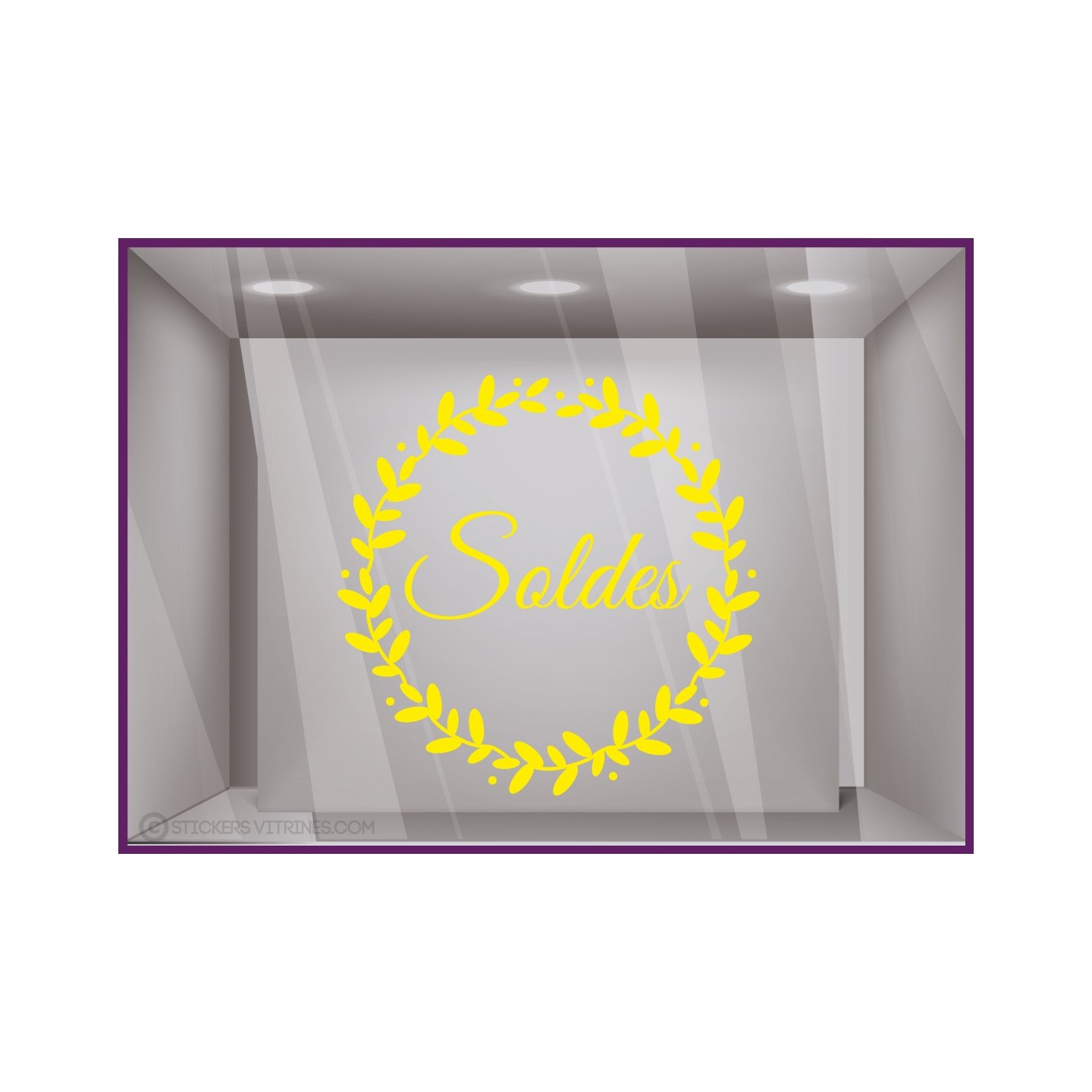 Sticker Couronne Soldes