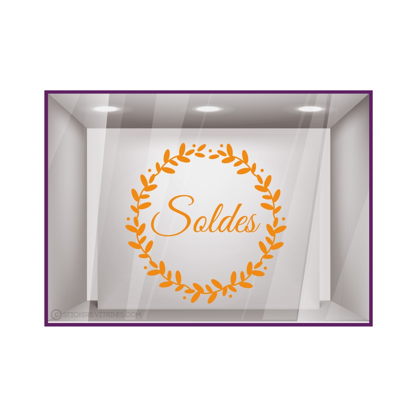 Sticker Couronne Soldes
