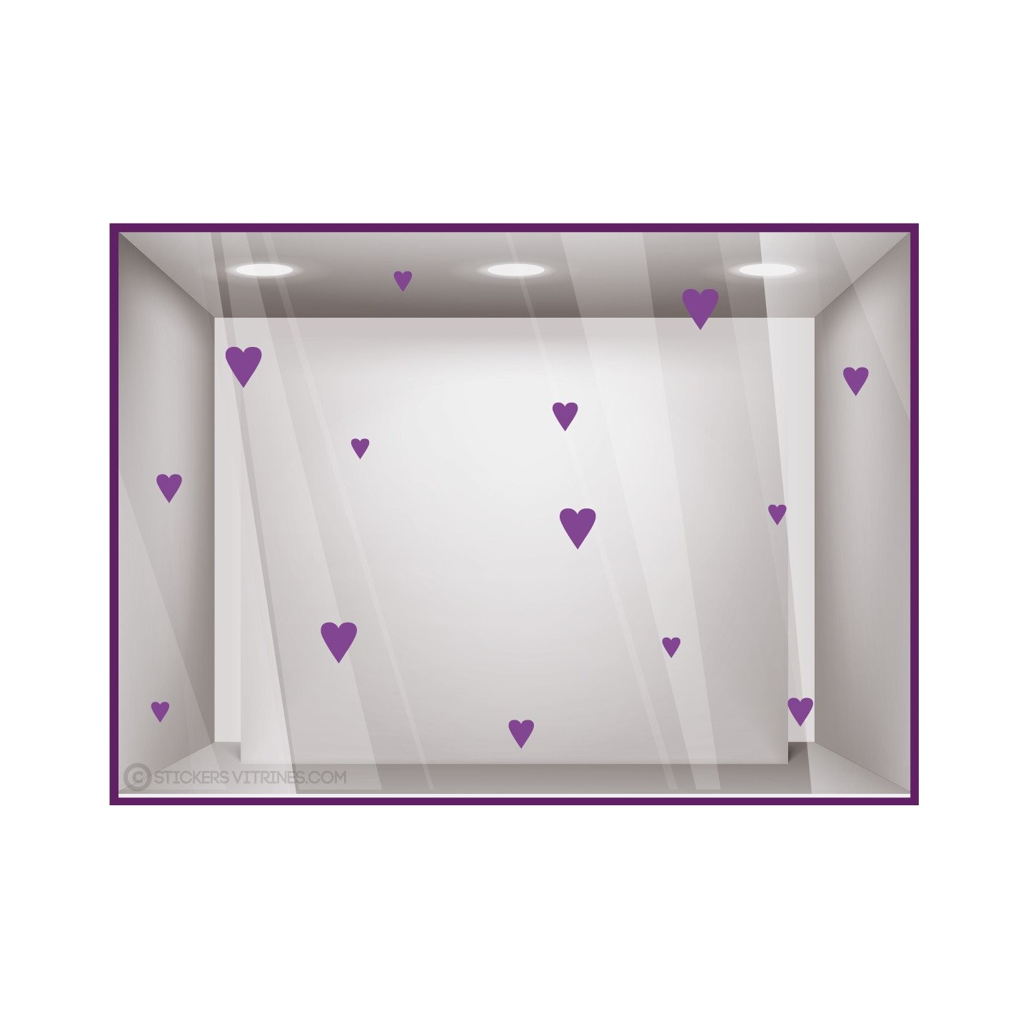 Stickers 14 Petits Coeurs
