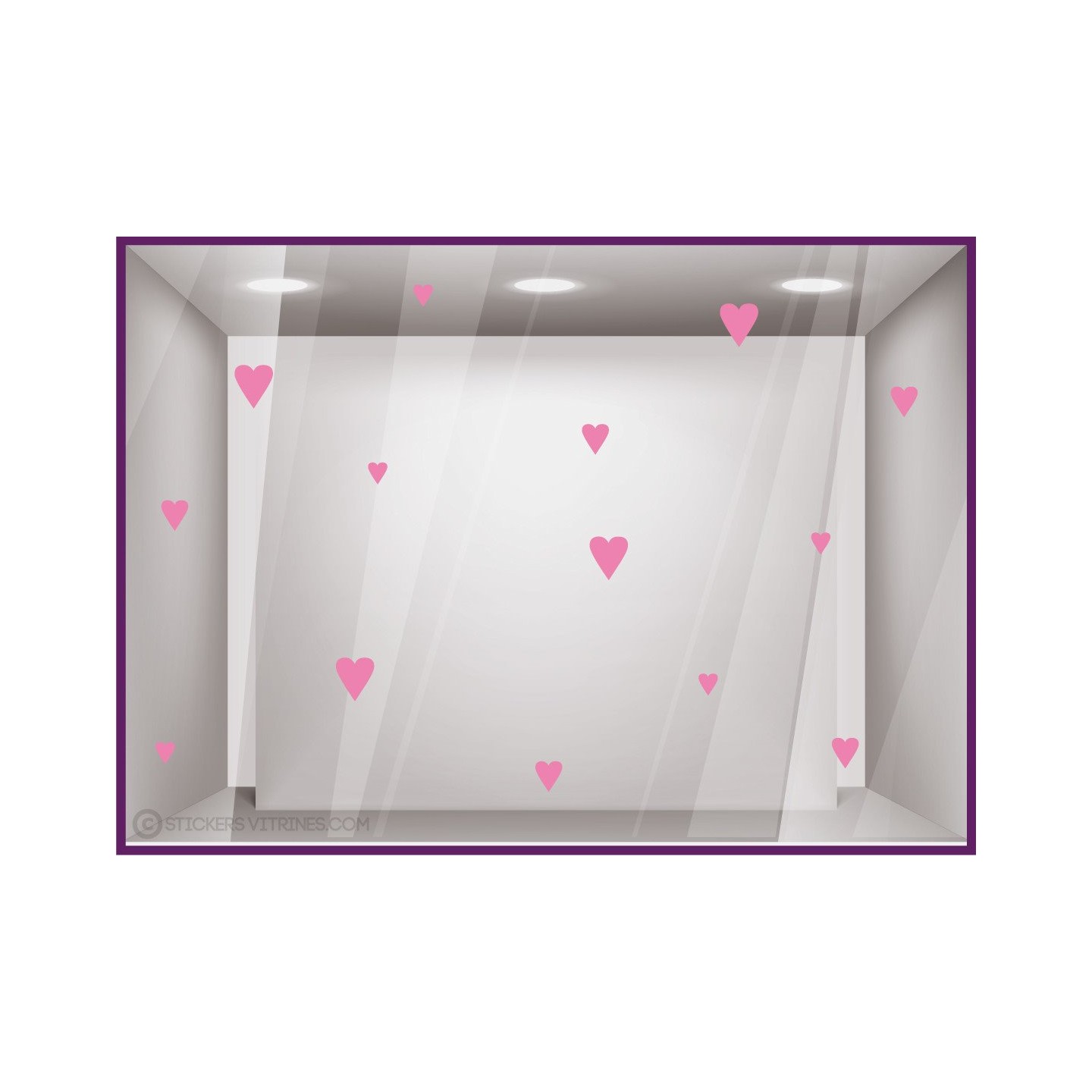 Stickers 14 Petits Coeurs
