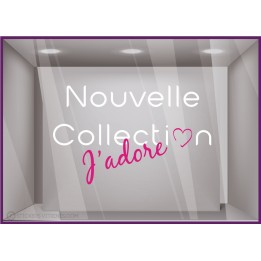 STICKER J'ADORE LA NOUVELLE COLLECTION