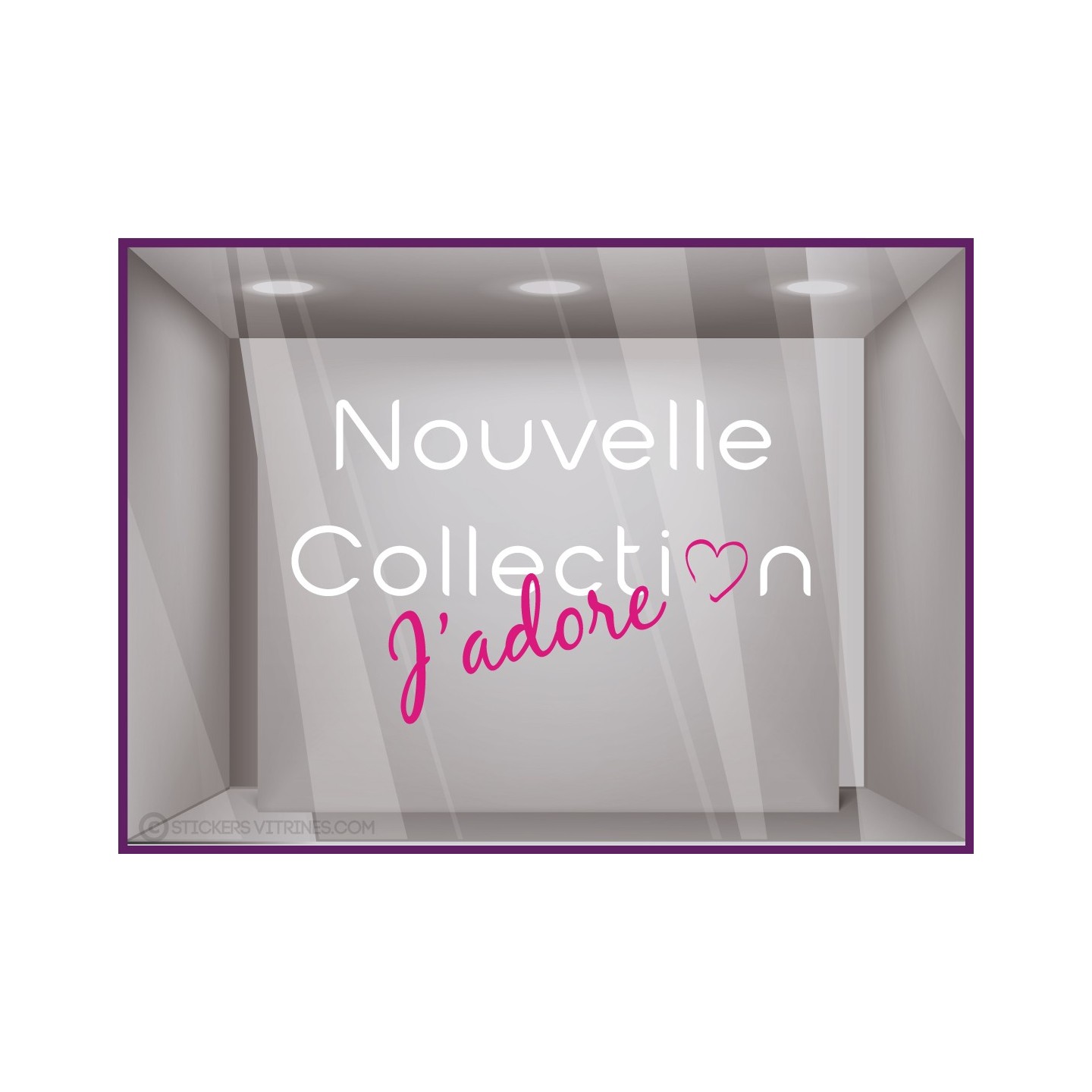 STICKER J'ADORE LA NOUVELLE COLLECTION