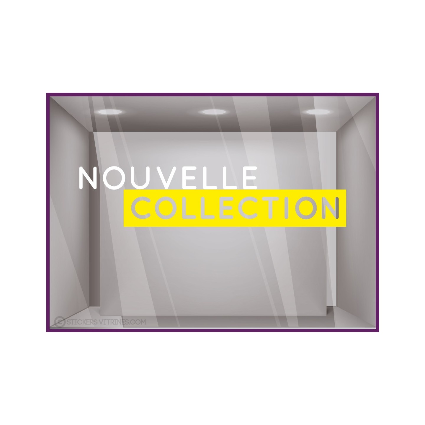 STICKER NOUVELLE COLLECTION DECOUPE
