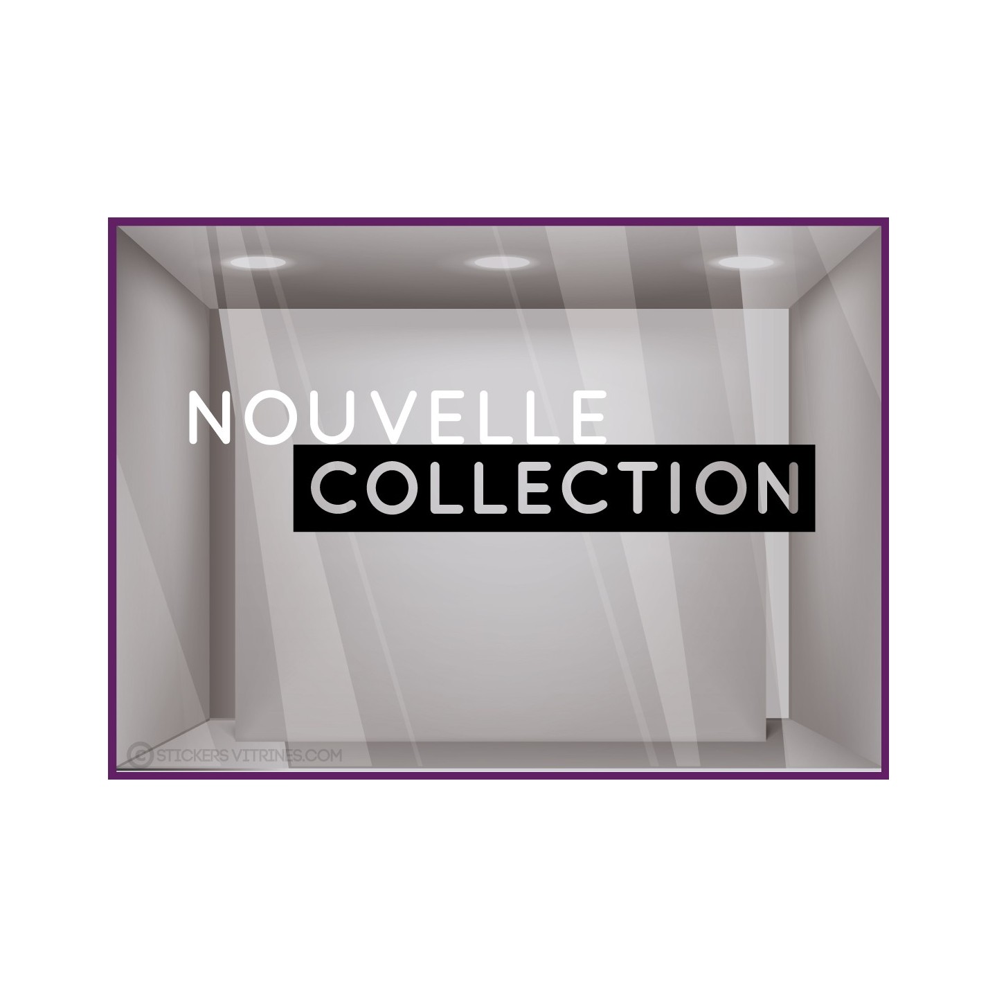 STICKER NOUVELLE COLLECTION DECOUPE