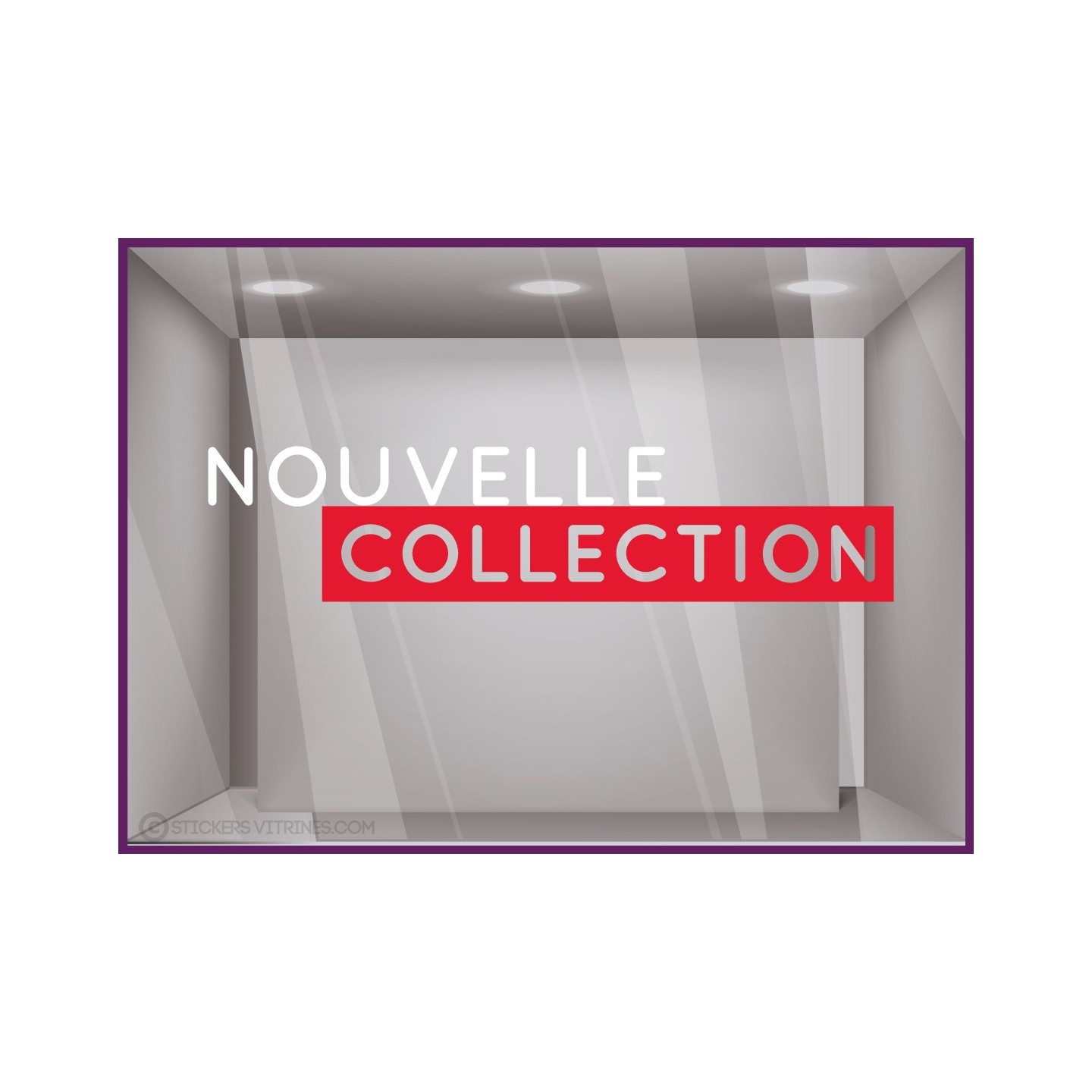 STICKER NOUVELLE COLLECTION DECOUPE