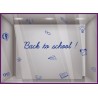 KIT DE STICKERS BACK TO SCHOOL DEVANTURE BOUTIQUE VITROPHANIE CALICOT LETTRAGE ADHESIF