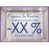 STICKER PREPAREZ LA RENTREE LETTRES ADHESIVES A PERSONNALISER POUR MAGASIN