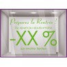 STICKER PREPAREZ LA RENTREE LETTRES ADHESIVES A PERSONNALISER POUR MAGASIN