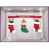 Sticker 3 Chaussettes De Noël