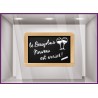 Sticker Ardoise Beaujolais Nouveau CALICOT VITROPHANIES CAVISTES SUPERMARCHES DECORATION