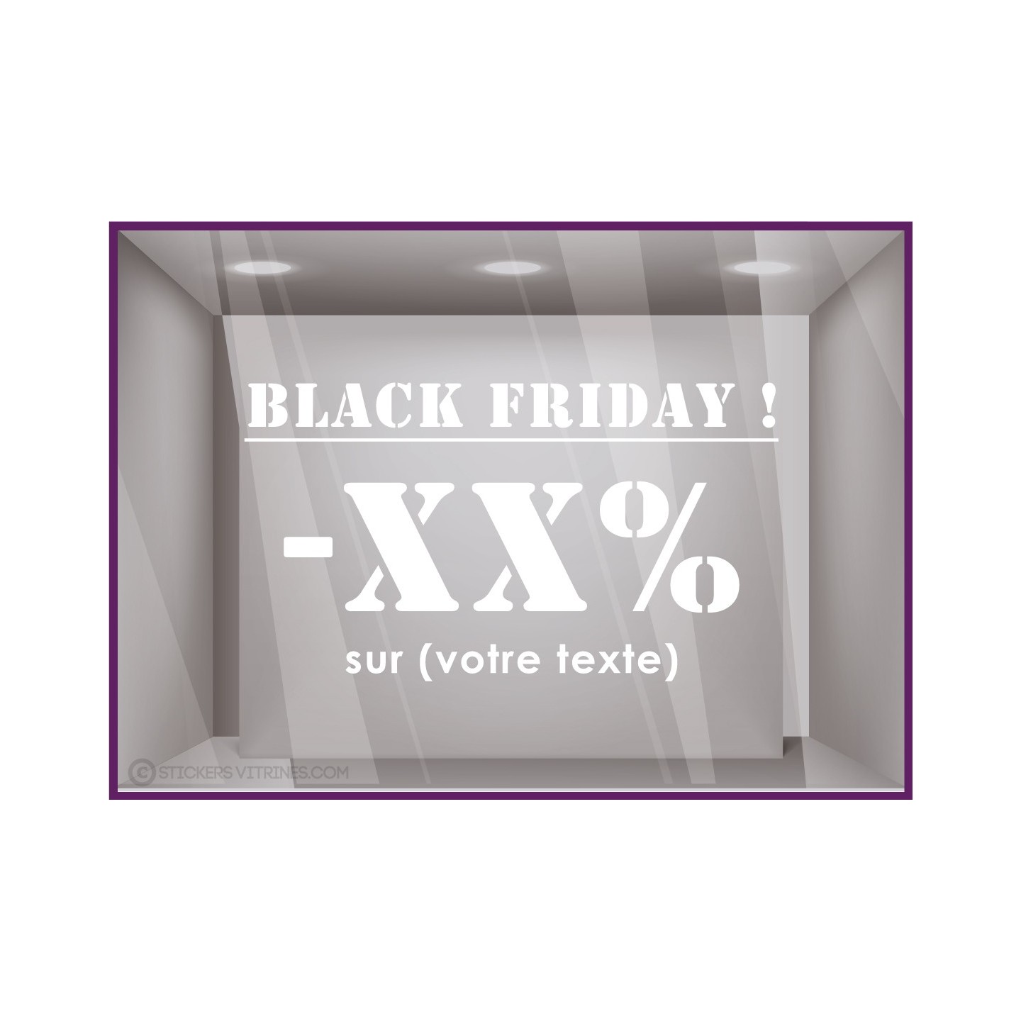 STICKER TEXTE BLACK FRIDAY A PERSONNALISERSTICKER TEXTE BLACK FRIDAY A PERSONNALISER