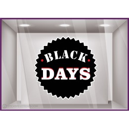 Stickers Badge Black Friday