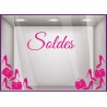 Kit de Stickers Super Soldes braderie liquidation devanture commerce vitrophanie adhesif