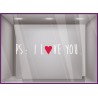 Stickers PS I LOVE YOU