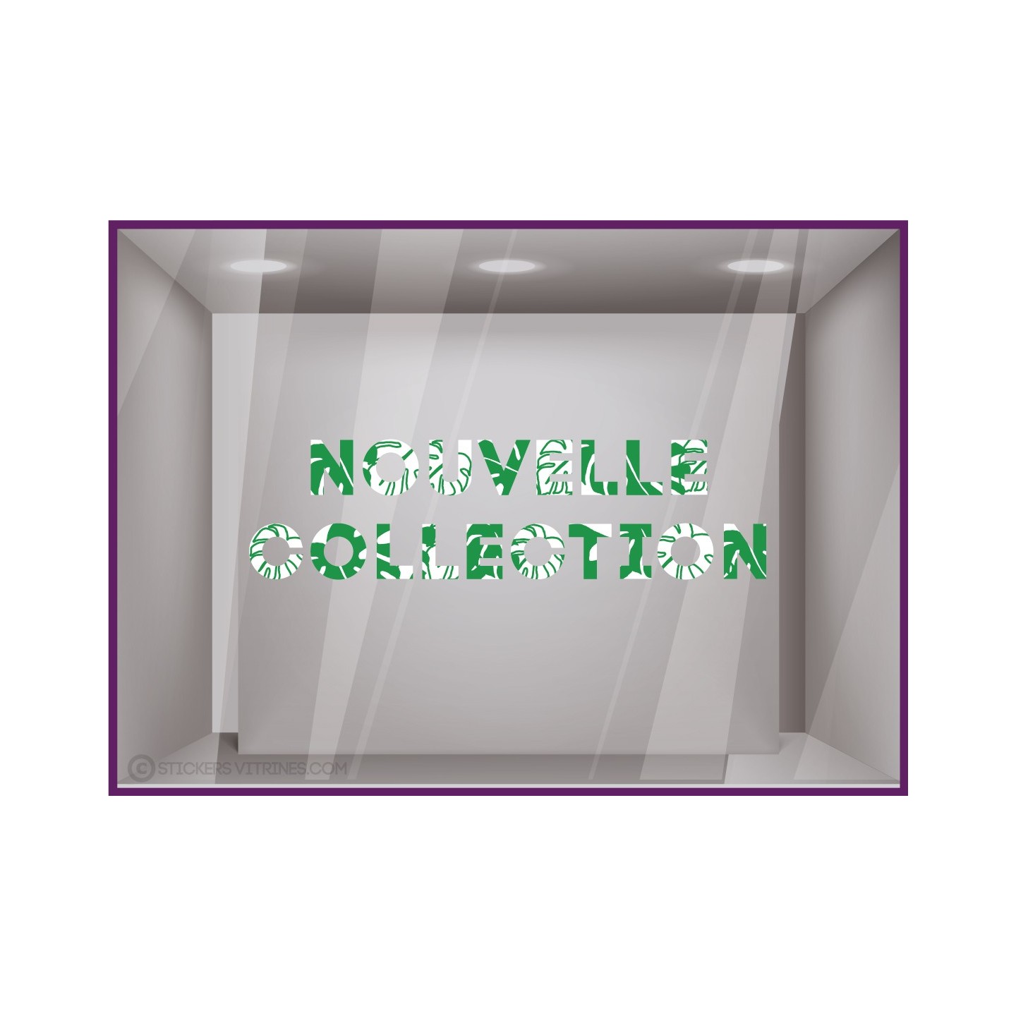 Sticker Nouvelle Collection Tropical