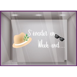 Sticker S'évader En Week-End
